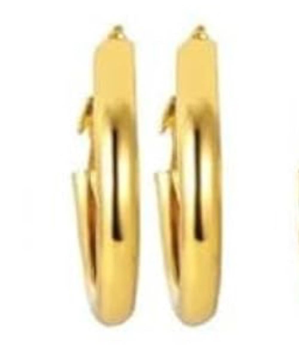 Gold Chunky hoop earrings
